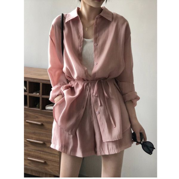 防曬時尚薄套裝(粉紅色,M-3XL碼)【下單後請聯絡客服確認發貨尺碼】#F197003047