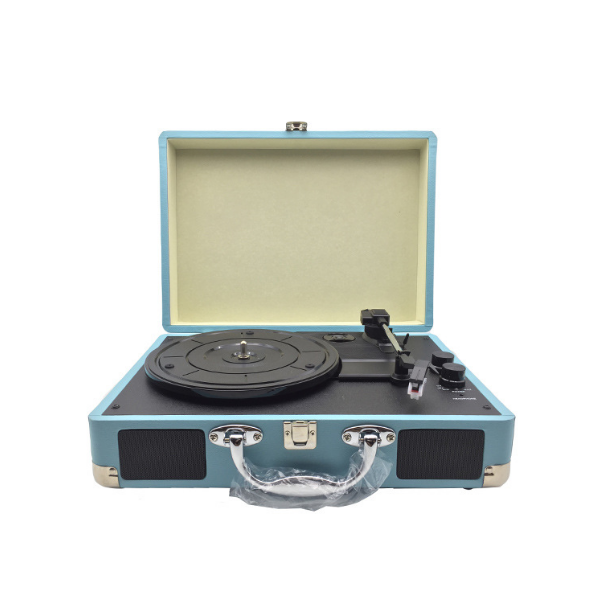 便攜手提無線藍牙音箱電唱機（藍色 350*255*130mm）