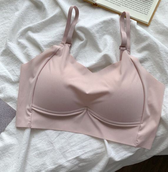 無痕細肩胸圍內衣（粉色）【均碼】#F148048905