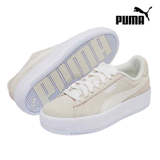 beige puma platforms