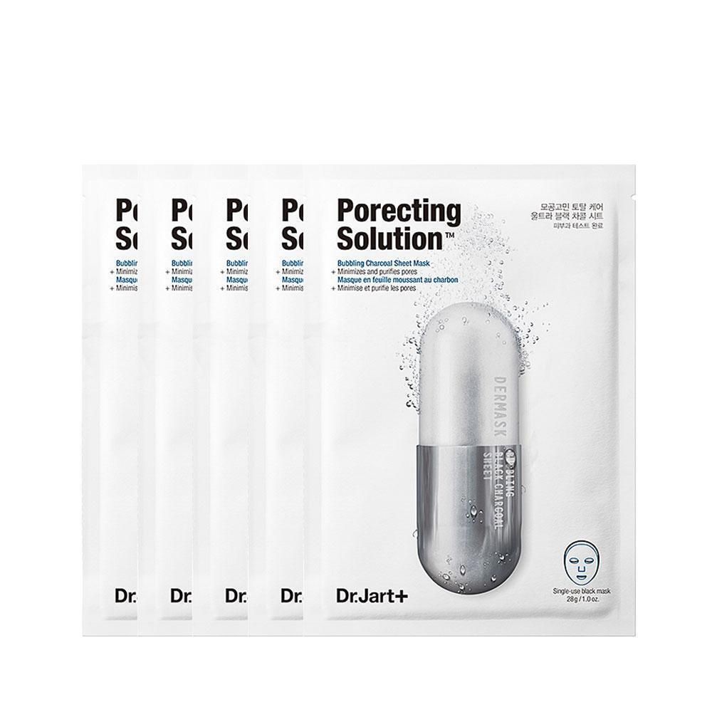 Dermask Ultra Jet Porecting Solution Bubbling Charcoal Mask 5ps  995082  EXP:2027/04