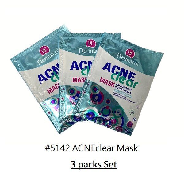 Dermacol | ACNECLEAR MASK (3packs/order) - Astringent Facial Mask for ...