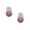 Göessele: rhodium plating, rhinestone, fuax pearl clip earrings