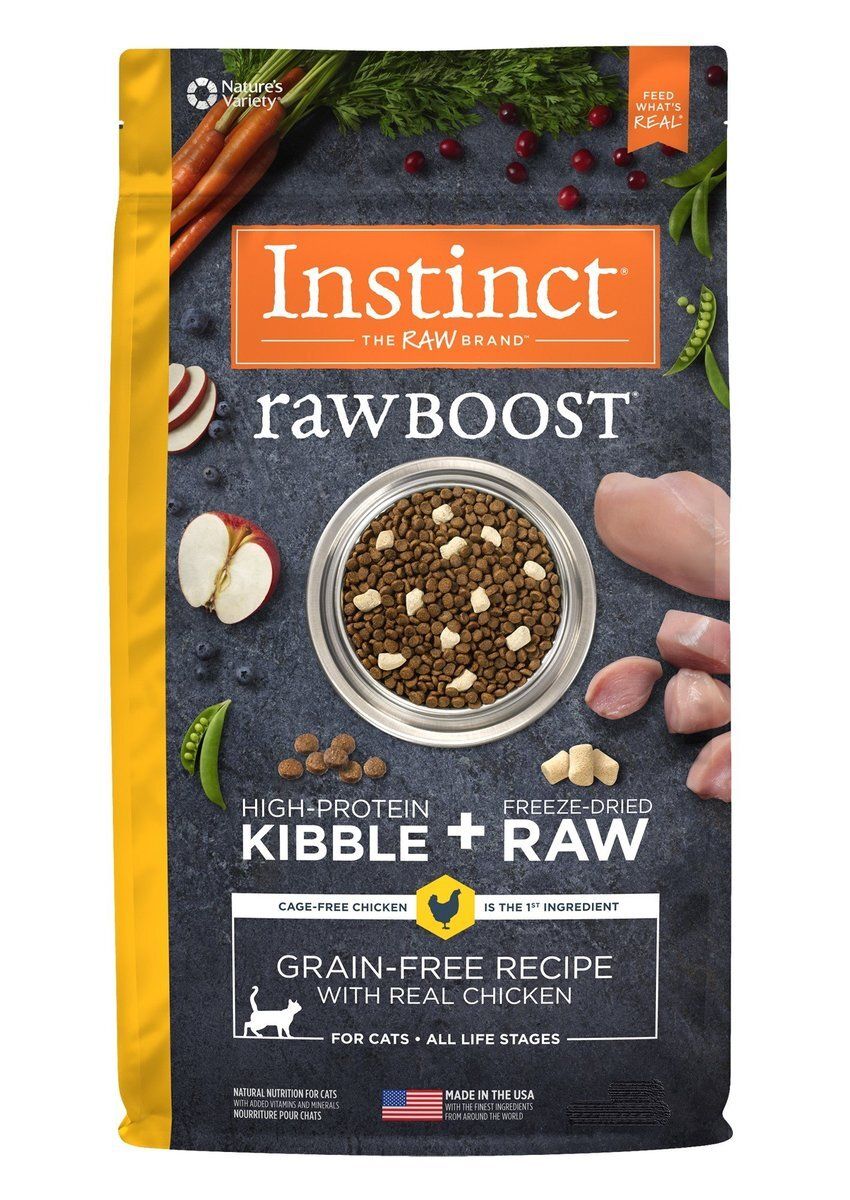 Instinct Grain-Free Wild-Range Chicken Formula All-Purpose Cat Food 5lb