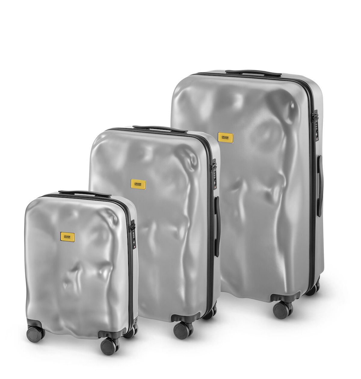 CRASH BAGGAGE Crash Baggage ICON CABIN SUITCASE 21 Silver Color