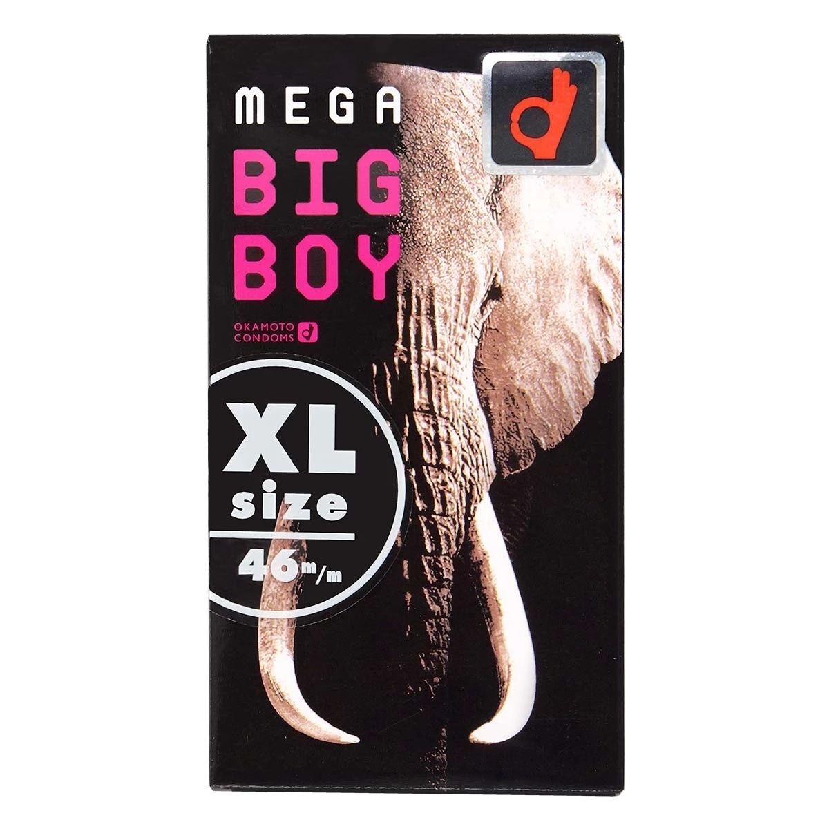 MEGA BIG BOY latex plus code condom (12 pcs)