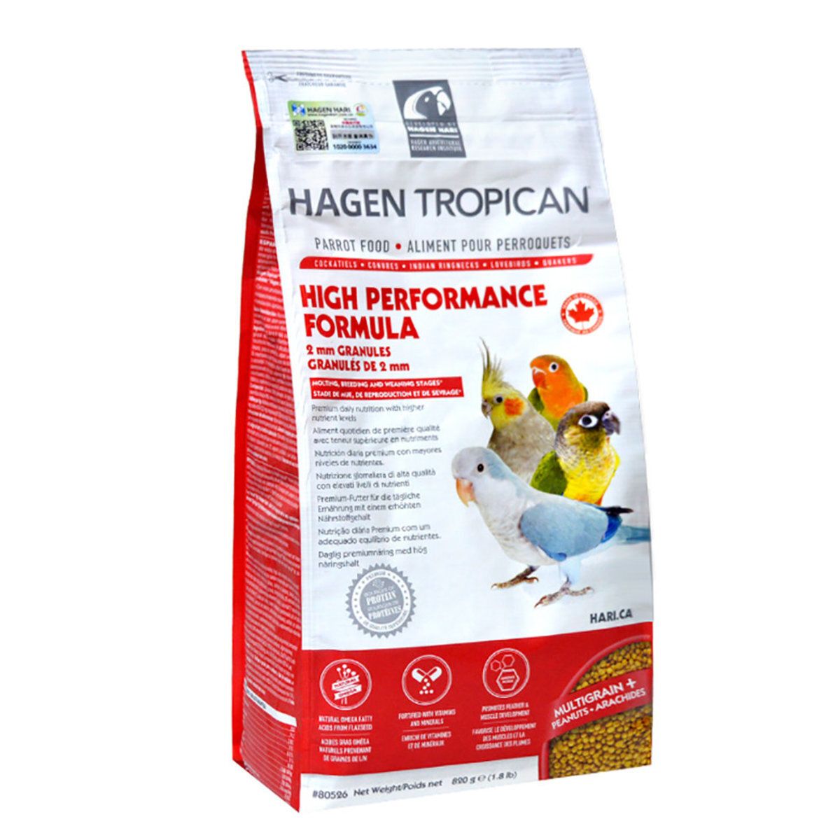 High Performance Granules for Cockatiels (1.8lb)