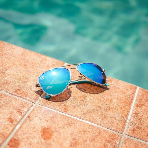 Polarised sunglasses blue Clearance