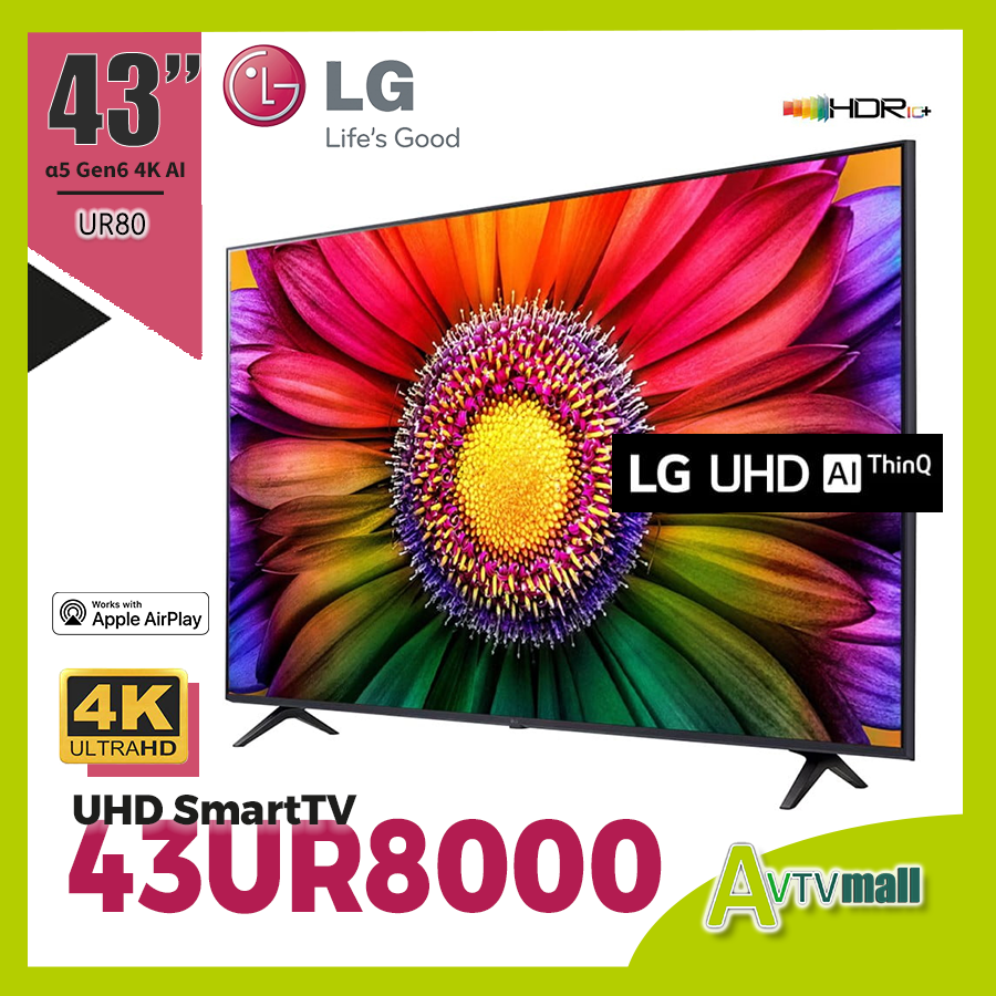 43'' LG UHD 4K 智能電視 - UR80 43UR8000PCB (2023) UR8000