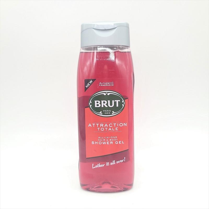 BRUT ALL-IN-ONE HAIR & BODY SHOWER GEL-ATTRACTION 500ml 1UNIT