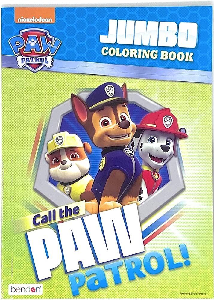 Paw Patrol Jumbo Coloring & Activity Book 80 pages - Random designs (Parallel Import)