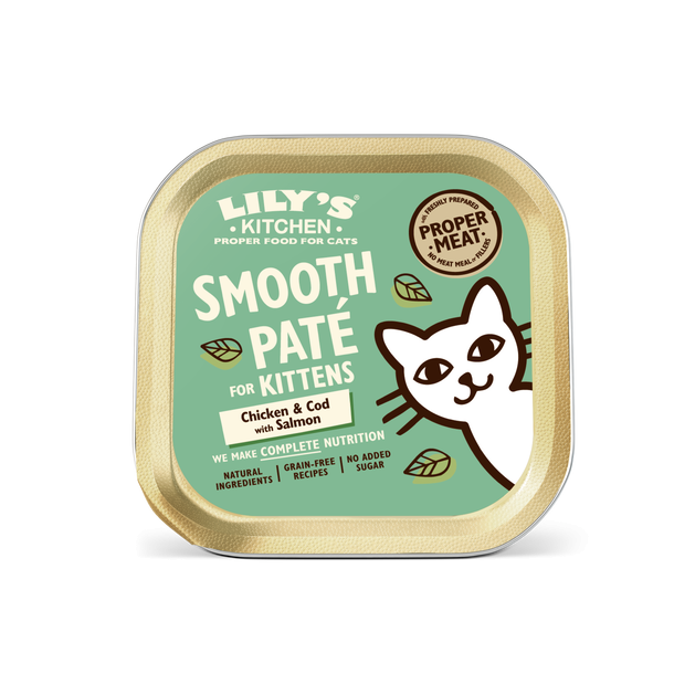 View of LILY'S KITCHEN | Smooth Pate Chicken & Cod With Salmon Kitten Cat Wet ...