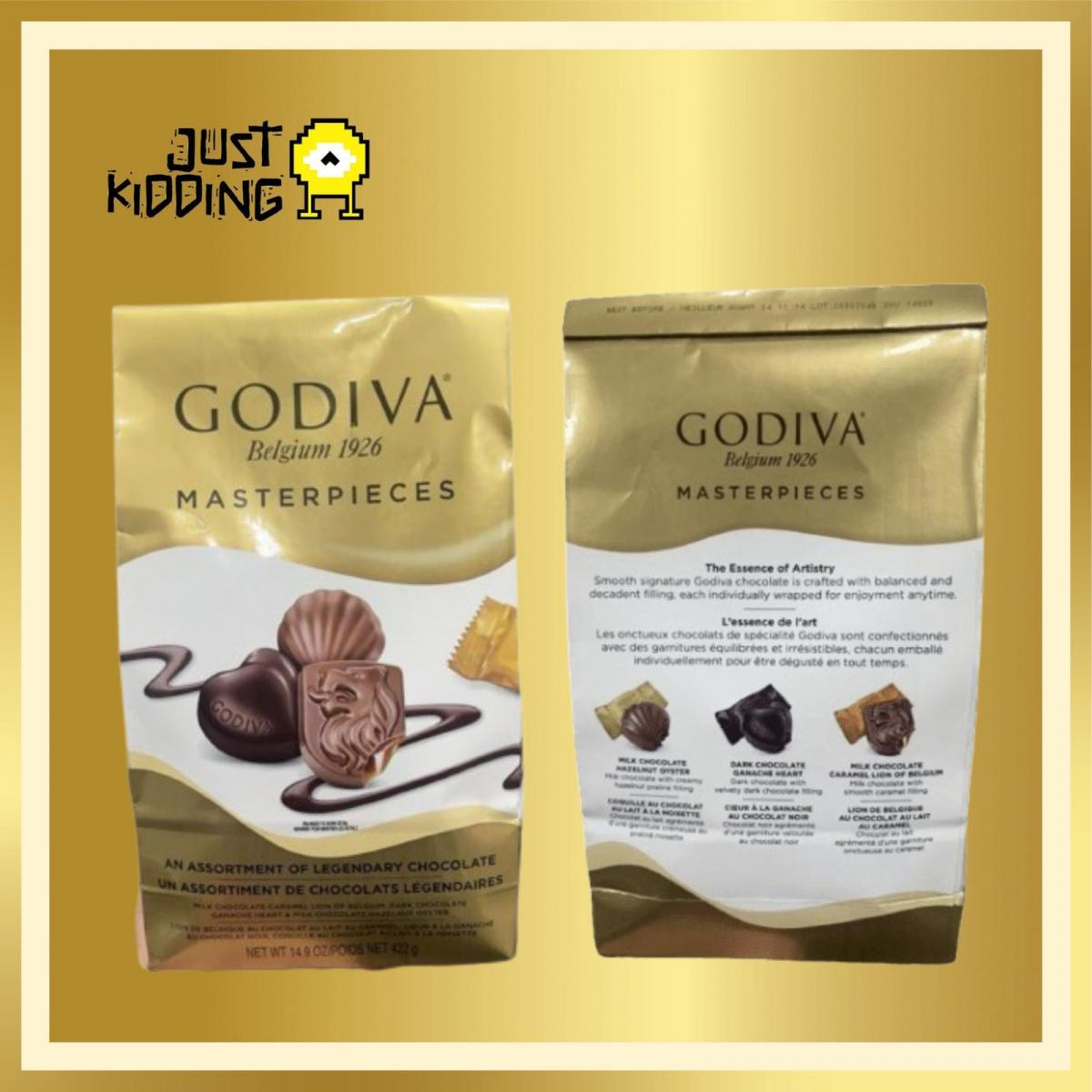 Godiva Masterpieces Classic Masterpieces Assorted Chocolates 422g 到期日2024年11月14日