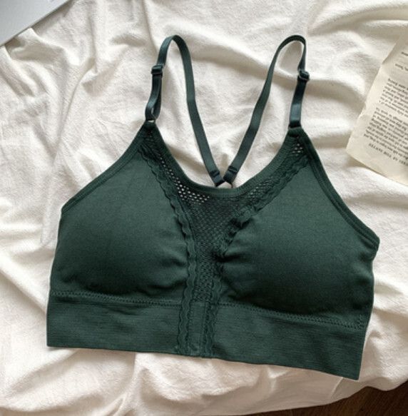 聚攏防下垂胸圍內衣（墨綠色）【均碼】#F148048927