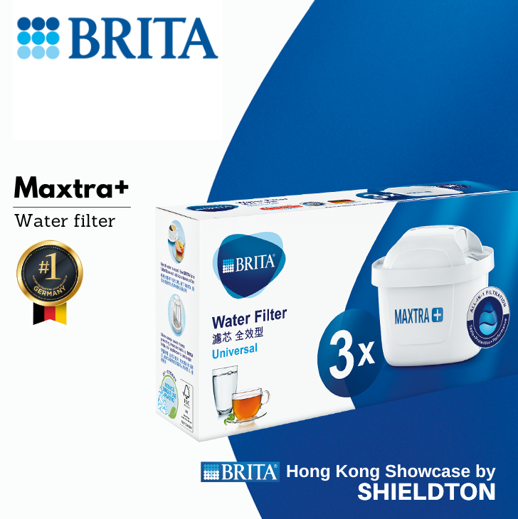 Maxtra+ Universal water filter cartridge (pack 3) - white