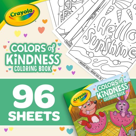 Colors of Kindness Coloring Book - 40 Pages, Crayola.com