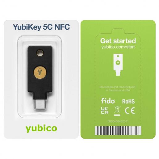 In-Smart, YUBICO YubiKey 5C NFC (USB-C / NFC) Security Key