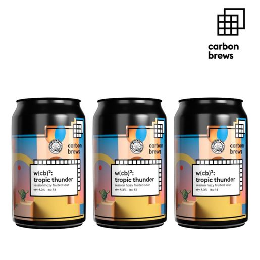 carbon brews | w(cb)²: tropic thunder 熱帶水果酸啤330ml * 3 罐香港