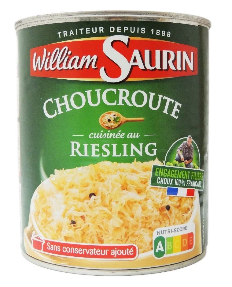Choucroute (Alsatian Sauerkraut) cooked with Riesling (810G) BBD: 01/01/2027(D/M/Y)(Parallel Import)