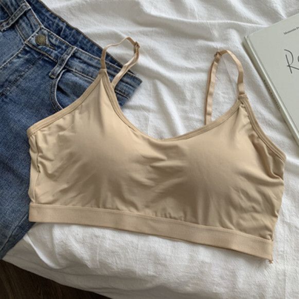 冰絲裹胸內衣（卡其色）【均碼】#F148048728