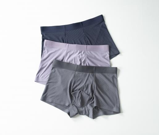BEEKOO, [1 pack] Men's underwear Boxer Brief Graphene Tech Antibacterial  Austrian Lenzing Modal Super Cool, Color : Purple, Size : L