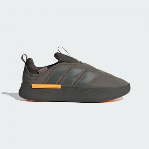 adidas | 成人男女子中性ADIPUFF 運動鞋| 顏色: 啡色| 尺碼: UK 4