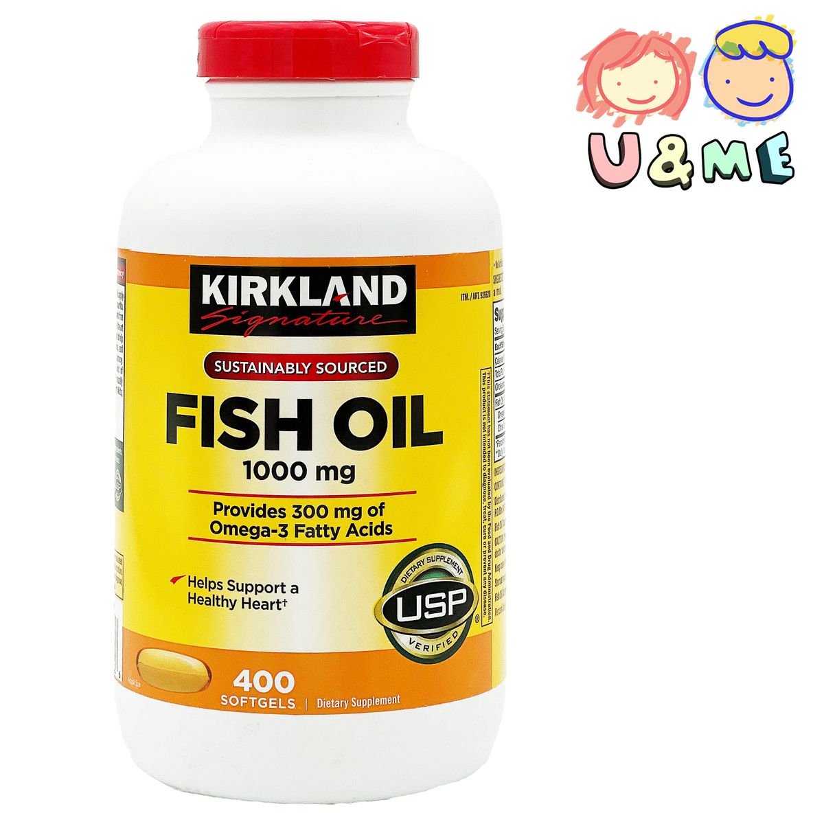 Kirkland Signature Fish Oil - 1,000 mg - 400 Softgels 