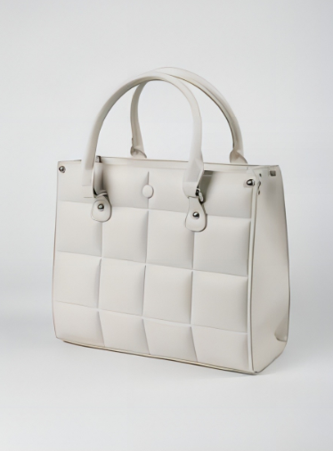 單肩斜挎可手提包（象牙白）#S019054238