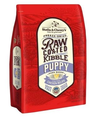 Stella and chewy shop raw coated kibble puppy