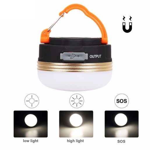 Jun Yang Usb充電可掛式露營燈 磁石工作燈 暖光照明燈 Hktvmall 香港最大網購平台