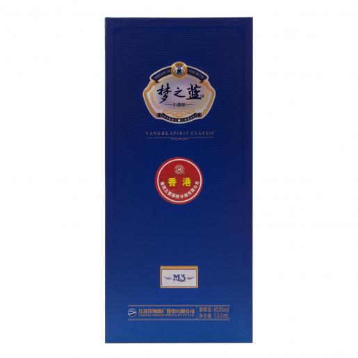 洋河| 夢之藍M3(水晶版) (酒精度40.8%) 550毫升#白酒#中國名酒
