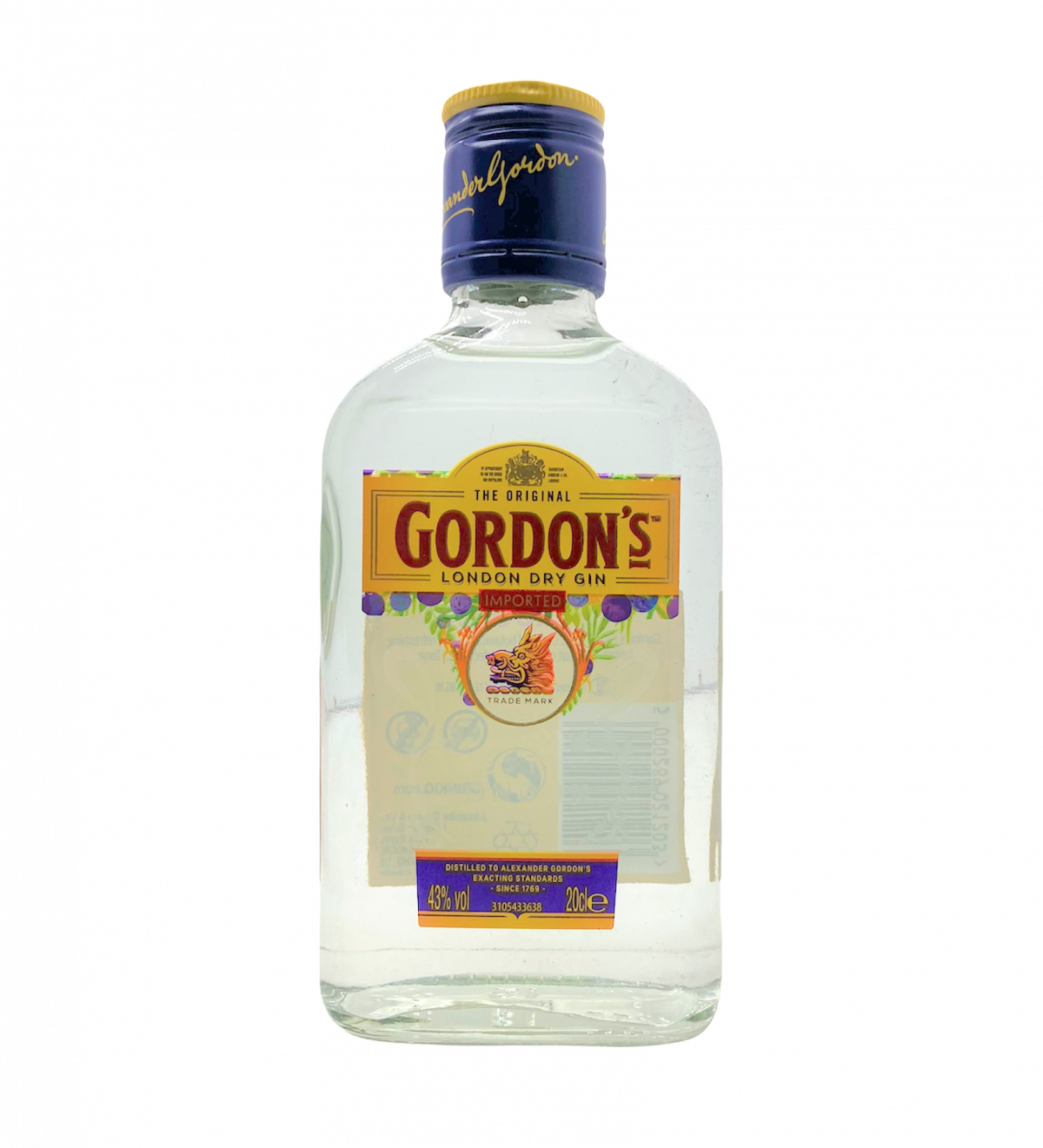 GORDON'S DRY GIN ジン 750ml 未開栓 古酒 GORDONS LONDON DRY GIN