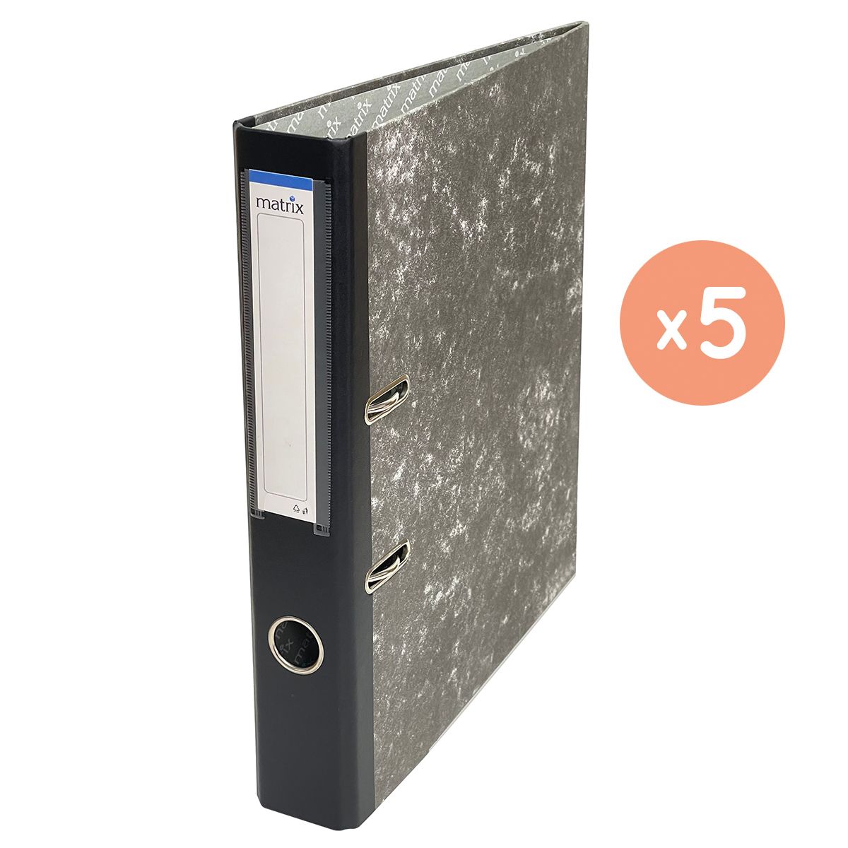  防水面雲石紋面硬皮文件夾, A4, 2"(50mm) x 5 個