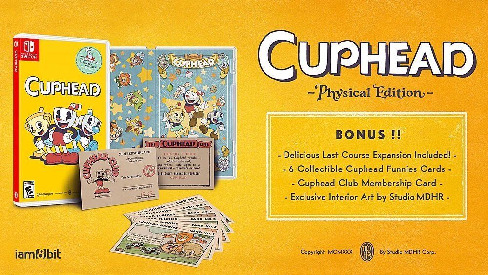 Cuphead switch physical clearance release 2020