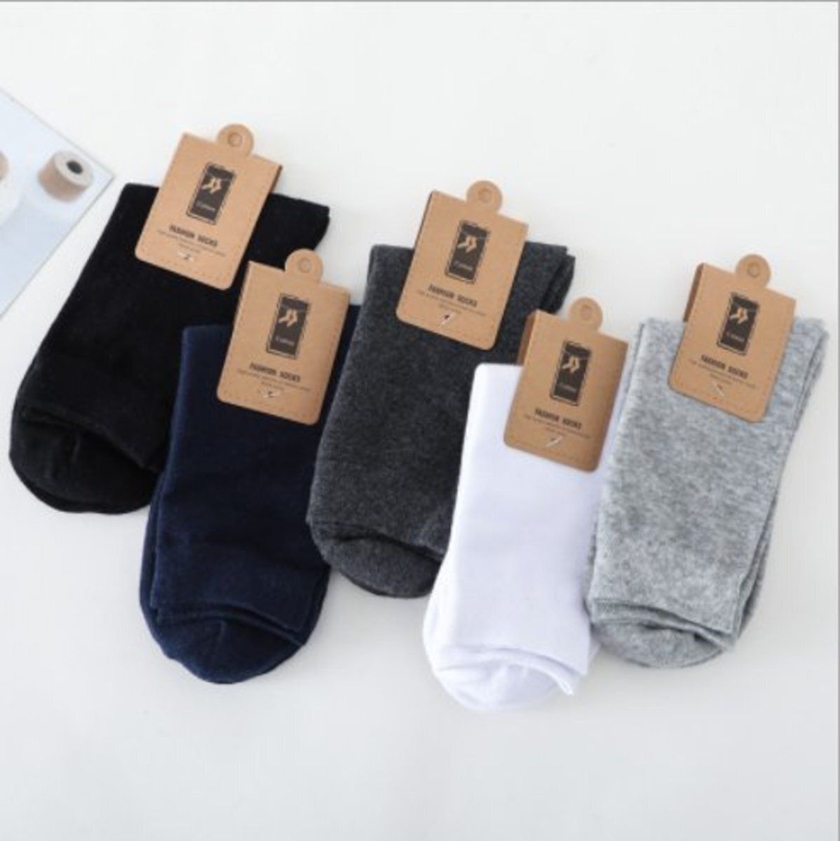 （10雙裝）男士冬季吸汗防臭襪商務棉襪均碼【下單後請聯絡客服確認發貨顏色】