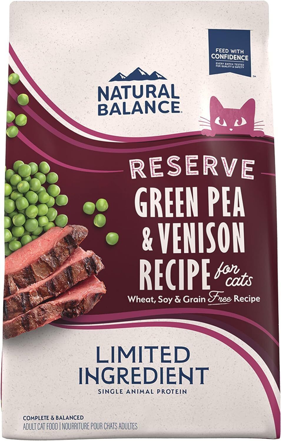 Natural Balance Reserve Green Pea Venison Formula Dry Cat Food