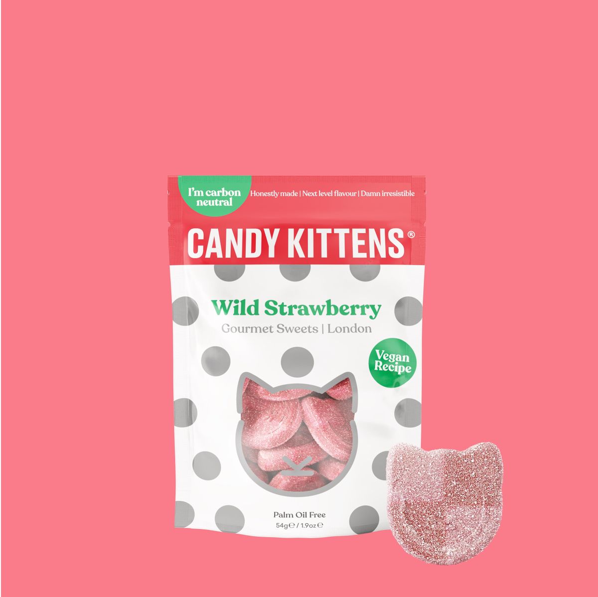 純素天然果汁貓貓酸軟糖(野莓味)(54g)  (62727)