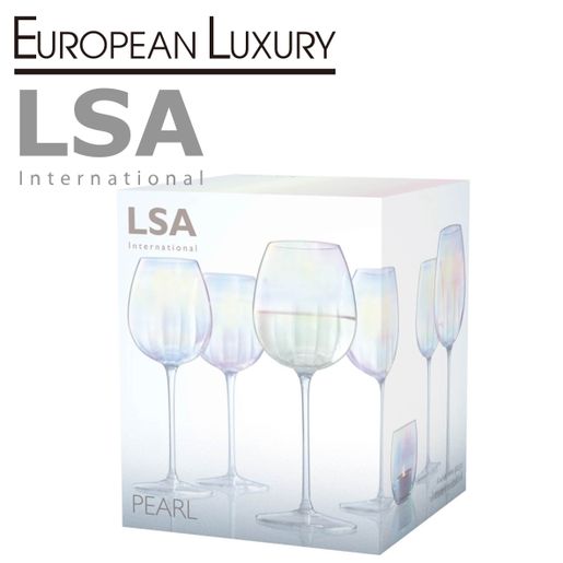 Pearl White Wine Glass Set of 8 - LSA INTERNATIONAL