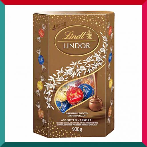 Lindt Lindor - Assortiment de chocolats cornet, 900 g