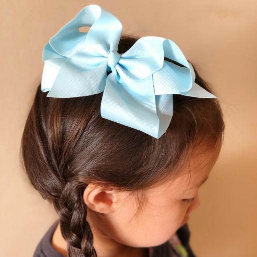 40 PCS Multi-colored 346 8Hand-made Grosgrain Ribbon Hair Bow Alligator Clips  Hair Accessories for Little Girls