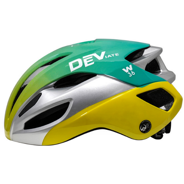 騎行頭盔輪滑頭盔單（黃蘭銀）頭圍（54-62cm）均碼#S129020006