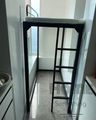 Thick wrought iron loft bed (tail ladder type) can be customized in size HS07131