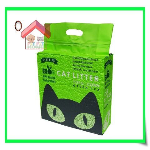 Tofu Corn Cat Litter Green Tea 2.5kg【Not promises vacuum packaging】