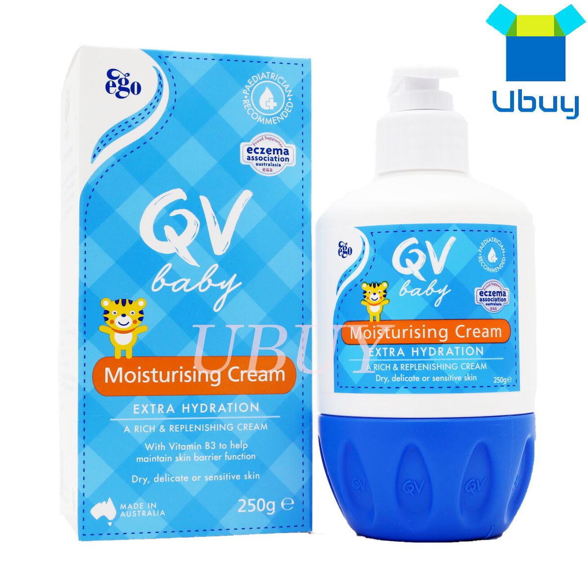 Baby Moisturising Cream Pump 250G(9314839016943)-[Parallel Import Product]