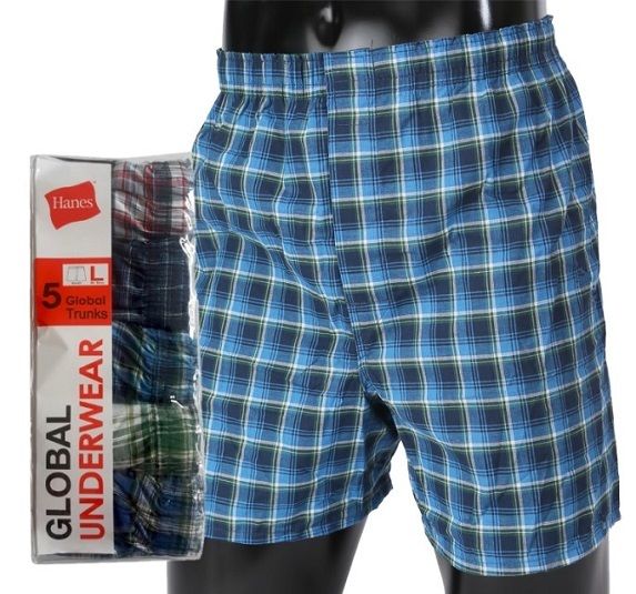 (Global Underwear) 日本男裝孖煙通 (1盒5條 顏色隨機) x 1盒 M-XL (M)