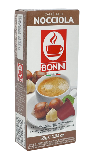 Caffè Bonini, Caffé Bonini 榛子咖啡膠囊Nocciola (10 粒裝) - 兼容Nespresso