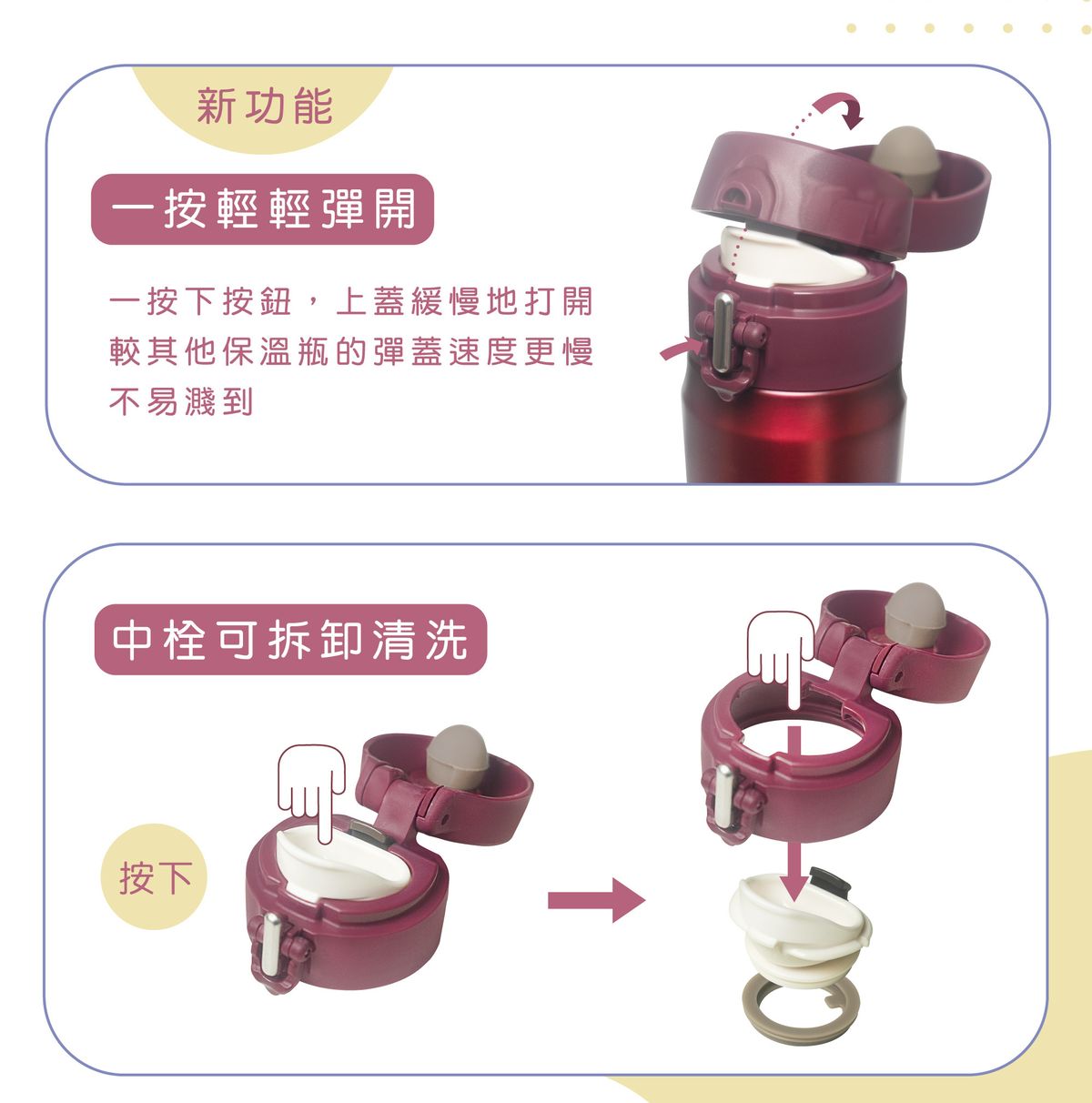 膳魔師 Thermos 500ml 超輕真空保溫瓶 JOH500BW (咖啡棕) (SUPAB920) HKTVmall