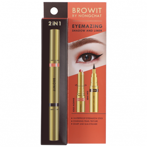 BROWIT | Eyemazing Shadow and Liner 0.60g+0.85ml Browit #Charming