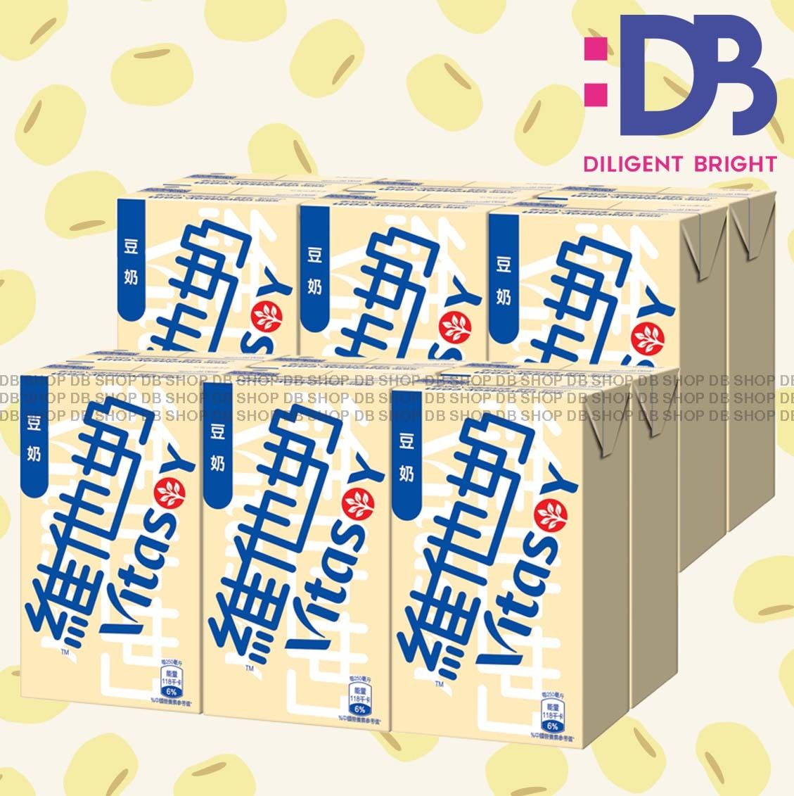 紙包裝-Original Soyabean Milk (250ml X 6 X 2)
