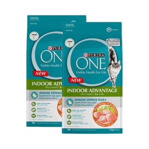 ONE PURINA ONE ADULT Dry Cat Indoor Advantage 1.4kg 2 bags